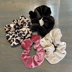 FREE with purchase! NWOT Scunci Variety Pack of Velvet Scrunchies